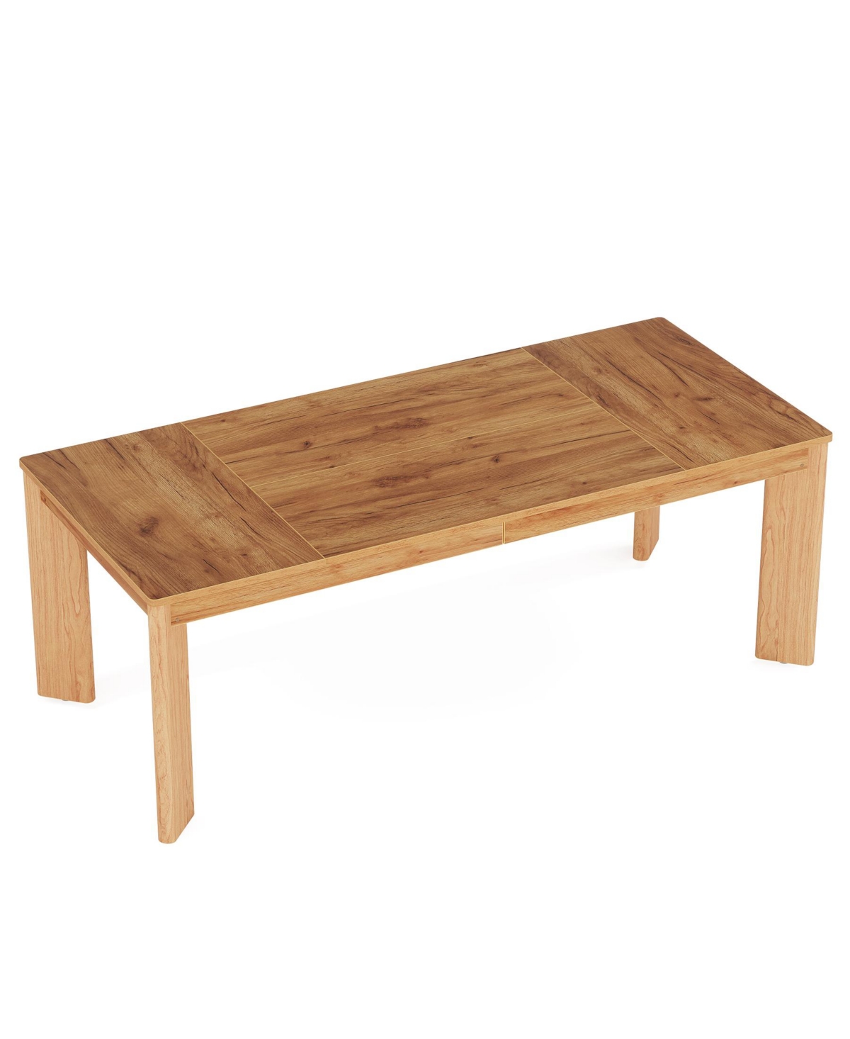 Tribesigns Modern Dining Table for 4 to 6 People, 62-Inch Rectangular Farmhouse Kitchen Table, Wood Dinner Table for Dining Room, Kitchen, Living Room