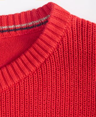Men's Textured Cotton Sweater, Created for Macy's 