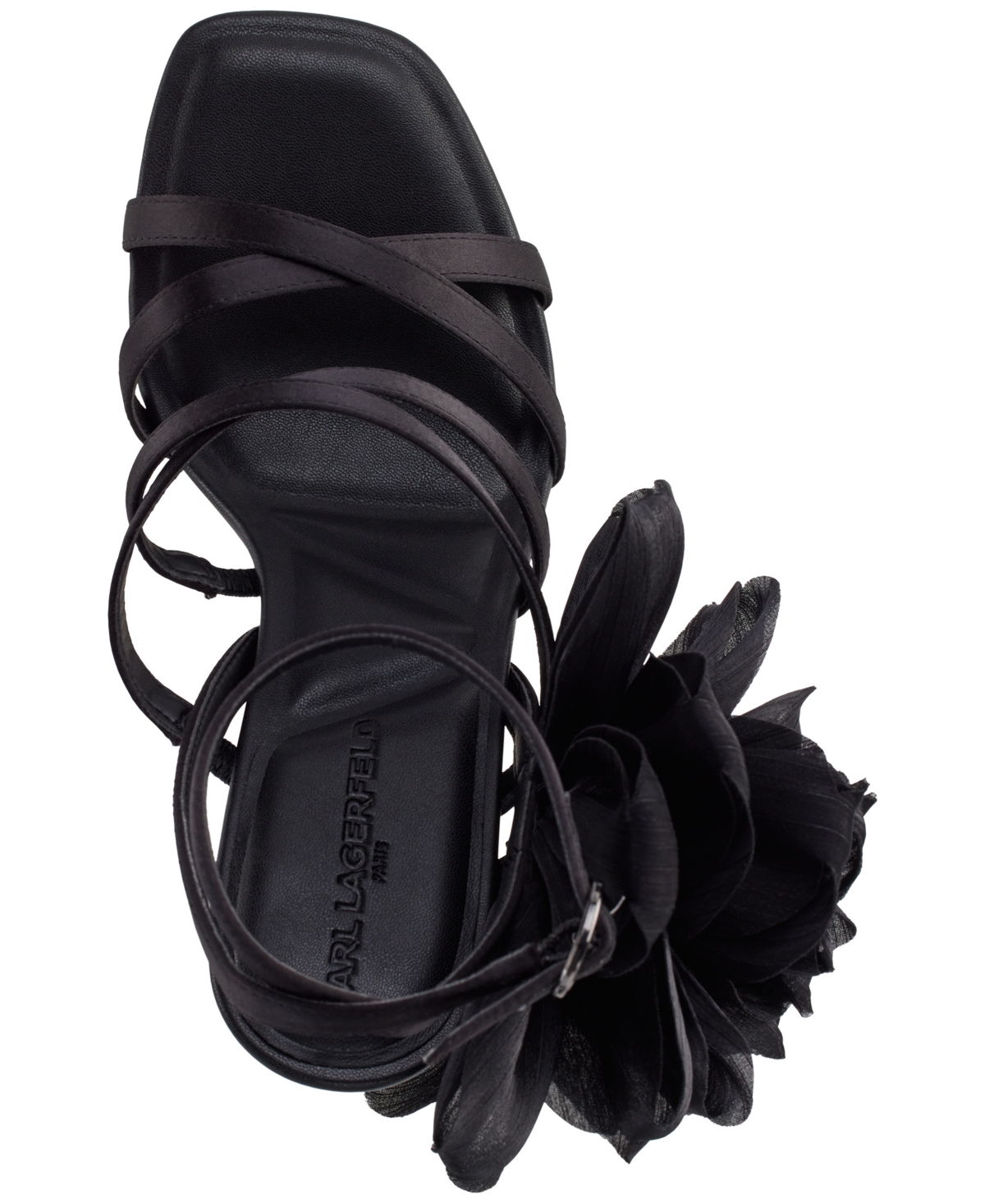 Karl Lagerfeld Paris Caela Rosette Sandal In Black