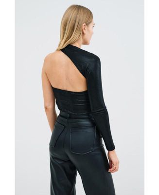Women's Manhattan Metallic One Shoulder Top