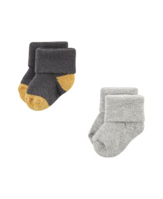 Baby Boys Hudson Unisex 12-Pair Set of Grow with Me Socks