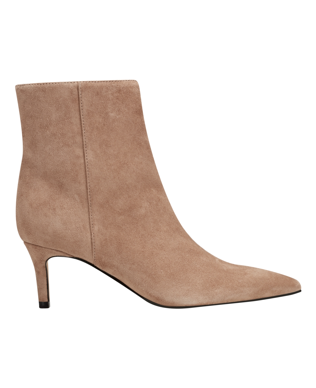 Marc Fisher Women's Glorry Pointy Toe Kitten Heel Booties In Brown