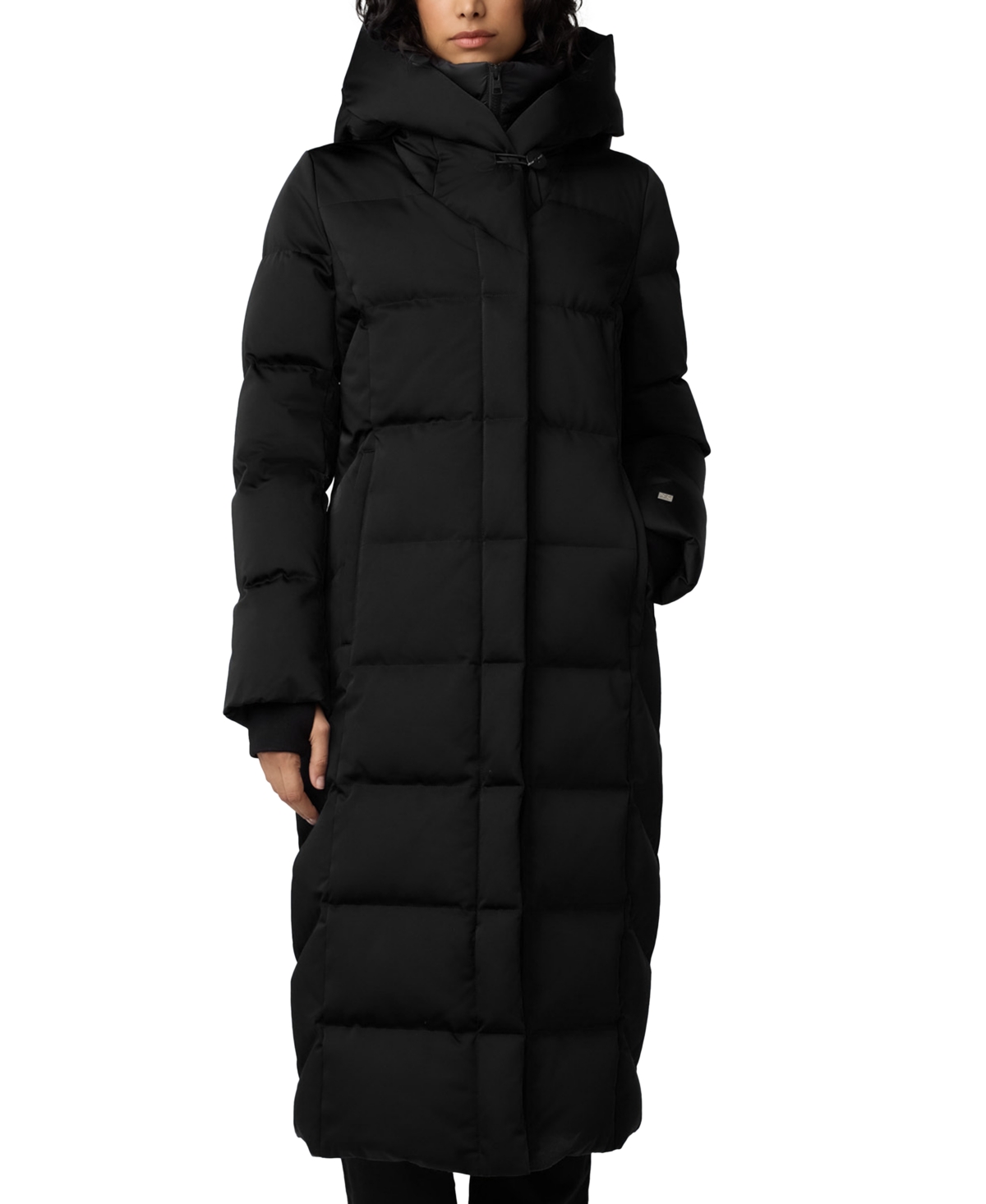 Soia & Kyo Women's Hooded Down Maxi Puffer Coat In Black