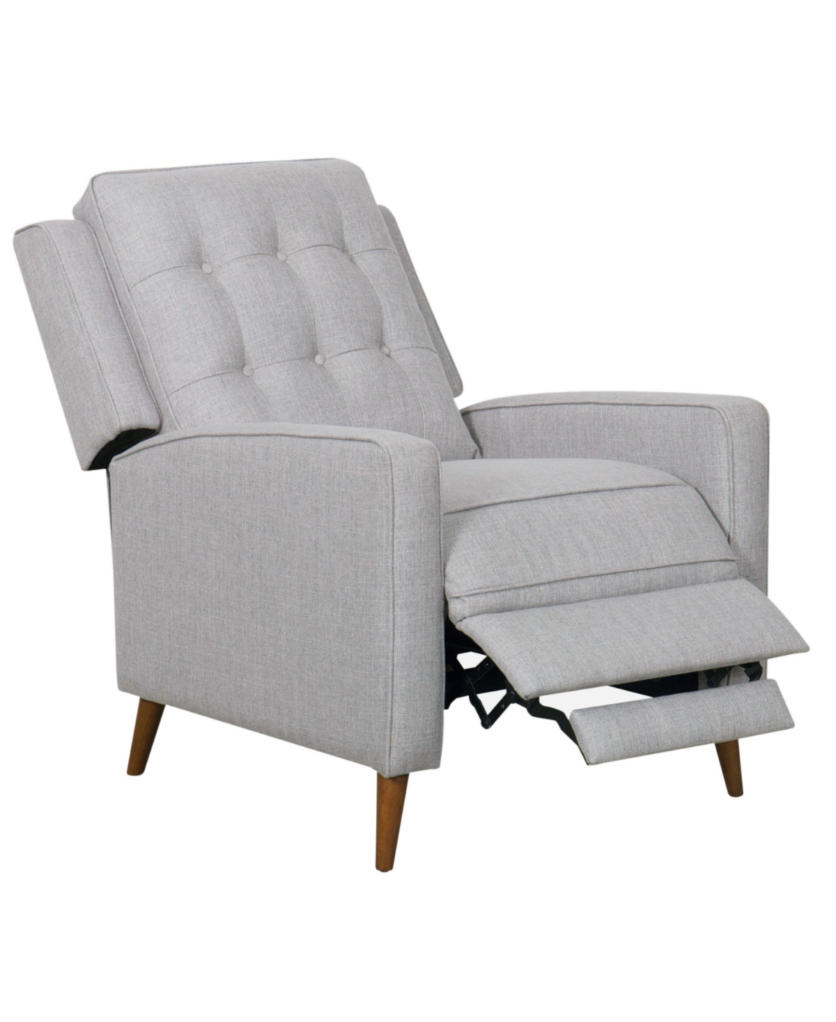 ABBYSON LIVING 38" MID-CENTURY FABRIC PUSHBACK RECLINER 