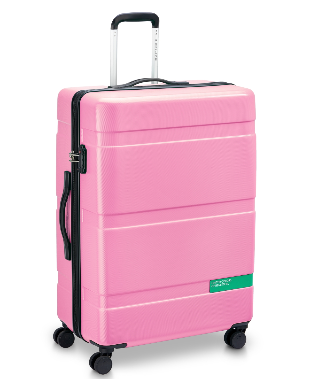 Shop Delsey Paris X United Colors Of Delsey Now 27" Upright Spinner In Light Pink