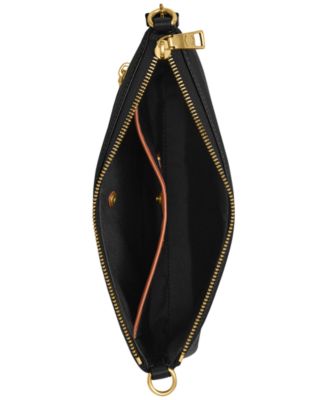 Refined Pebble Leather Legacy Zip Top Smal Crossbody