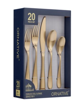 Percival 20 Piece Flatware Set, Service for 4