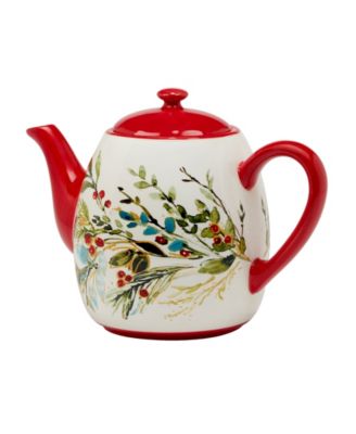 Christmas Gatherings Teapot