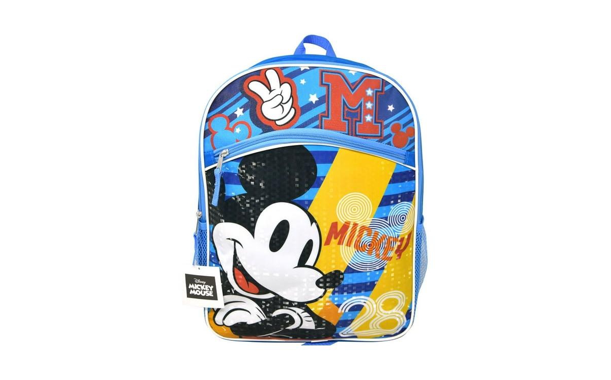 Mickey Mouse Large Backpack Blue 16&#x22; - Assorted pre-pack