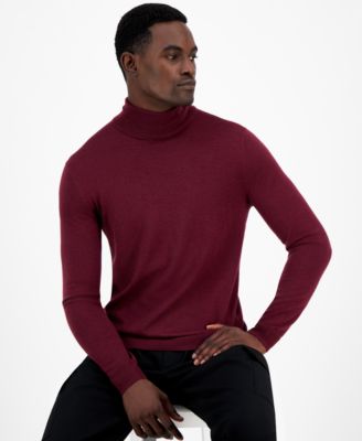 Alfani Men s Merino Wool Blend Turtleneck Sweater Created for Macy s Macy s