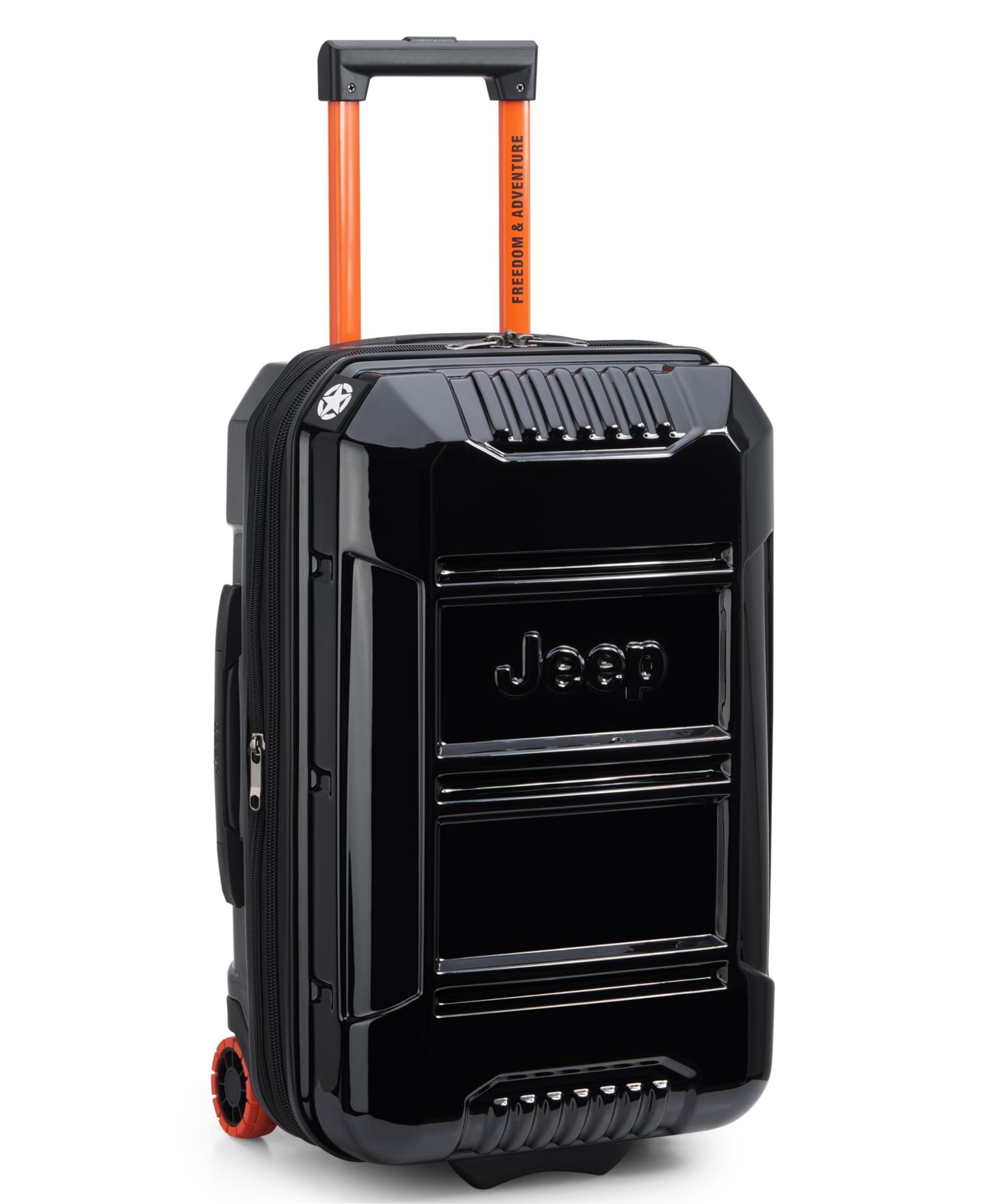Чемодан Jeep JH003B 21" Expandable 2-Wheel Carry-On, цвет: Чёрный — фото 8