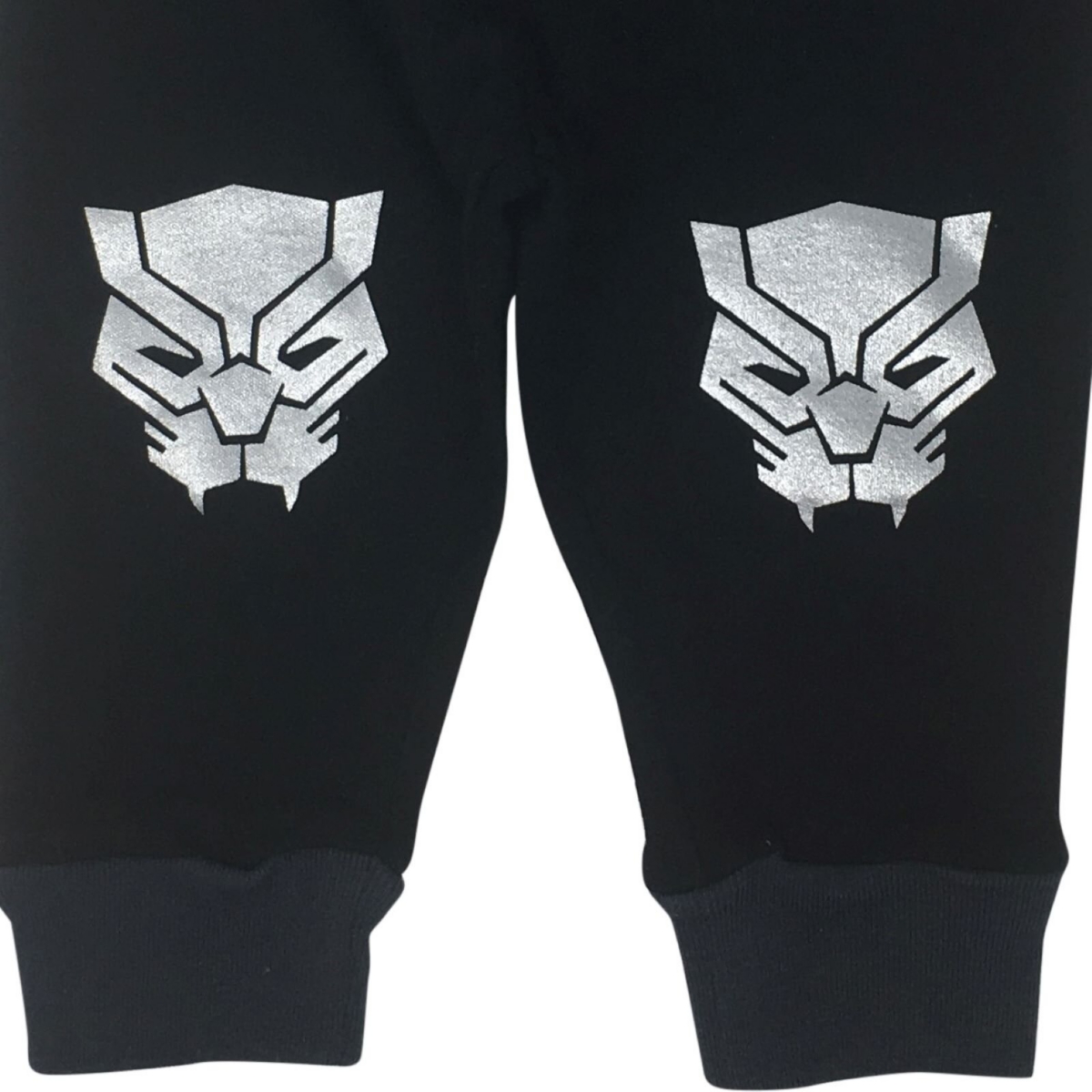 Marvel AvengersBaby Cosplay Bodysuit Pants and Hat 3 Piece Outfit Set Newborn to Infant - Black panther