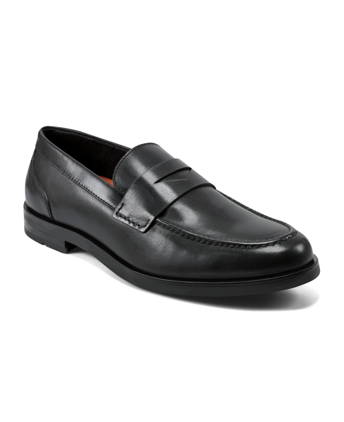Shop Rockport Men's Soren Dress Slip-on Penny Loafers In Black Leather