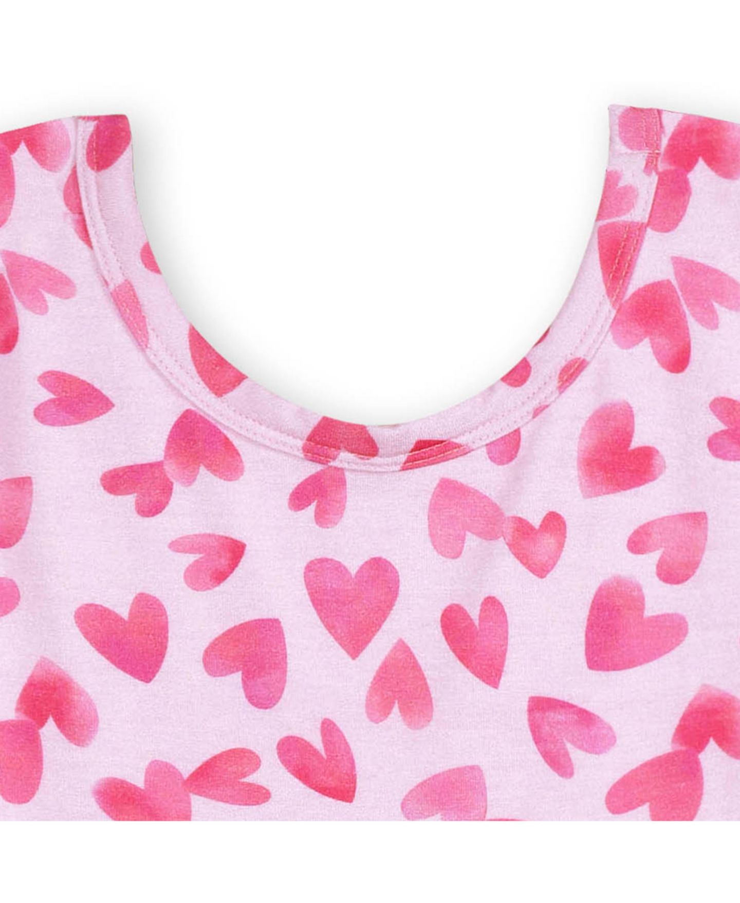 Платье Gerber Short Sleeve Twirl Dress - Shadow - 2T для девочек-малышей, цвет: Heartfelt — фото 4