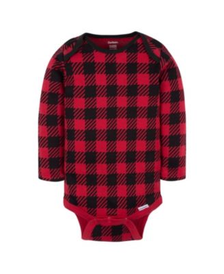 Baby Girls Deer Long Sleeve Onesies Bodysuits, 6-Pack