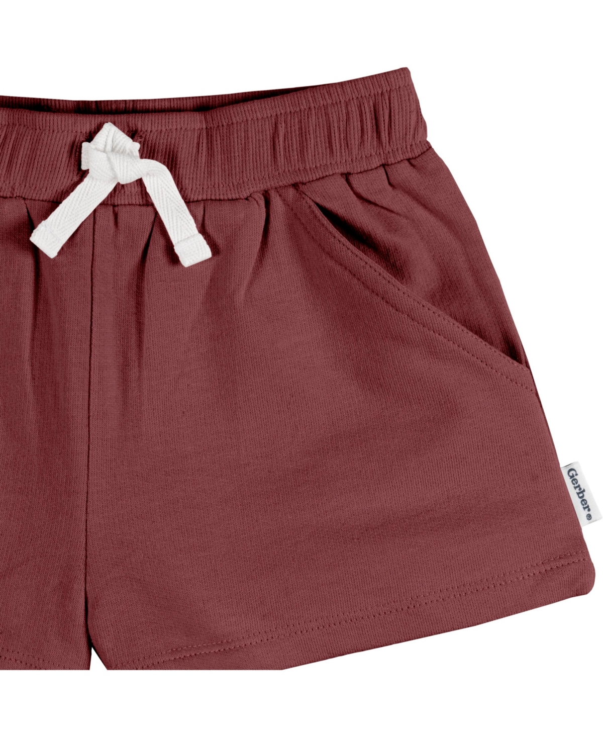 Gerber Toddler & Baby Girls Knit Shorts, 3-Pack