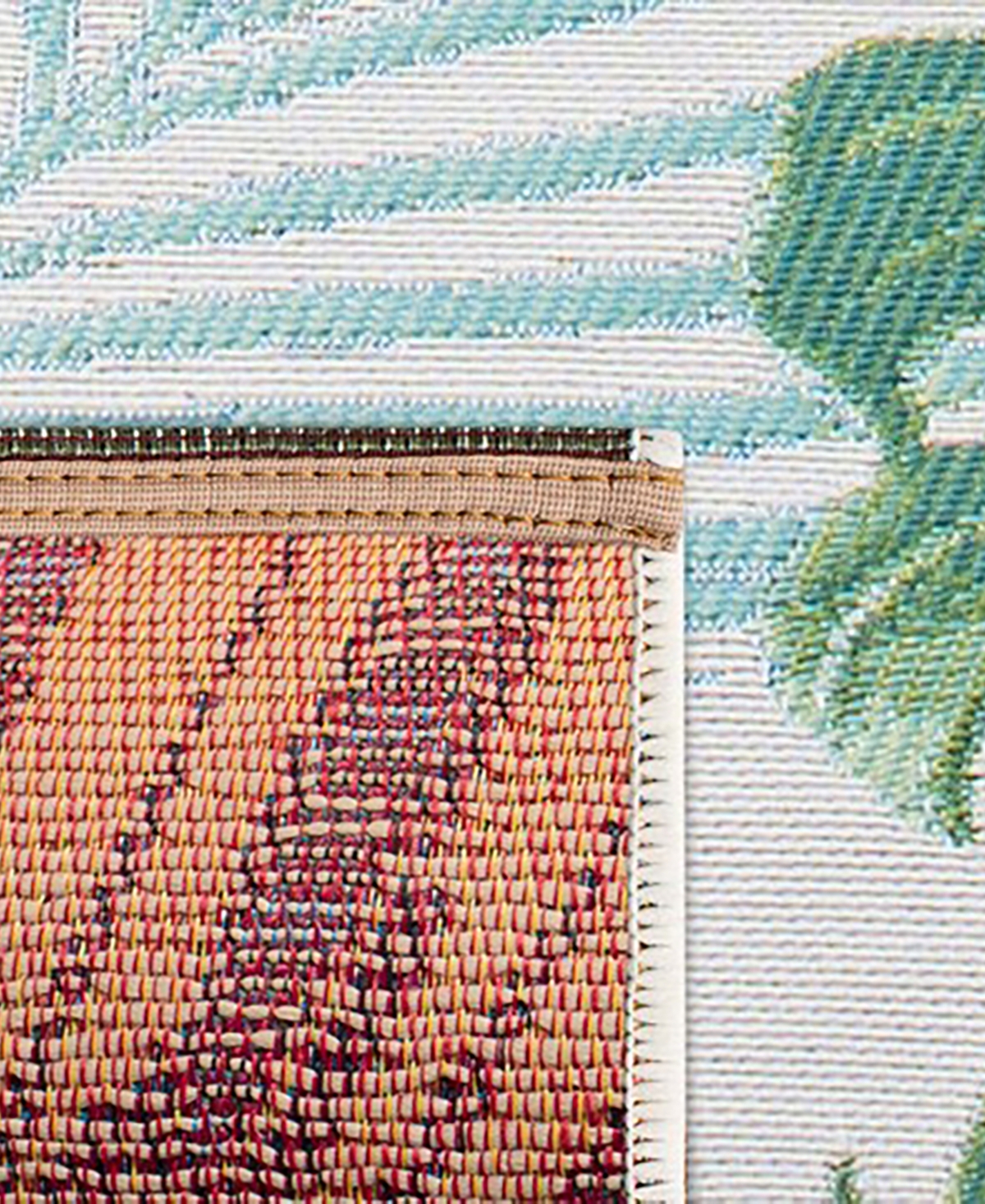 Safavieh Barbados Indoor/Outdoor BAR592X 8'x8' Area Rug -Teal