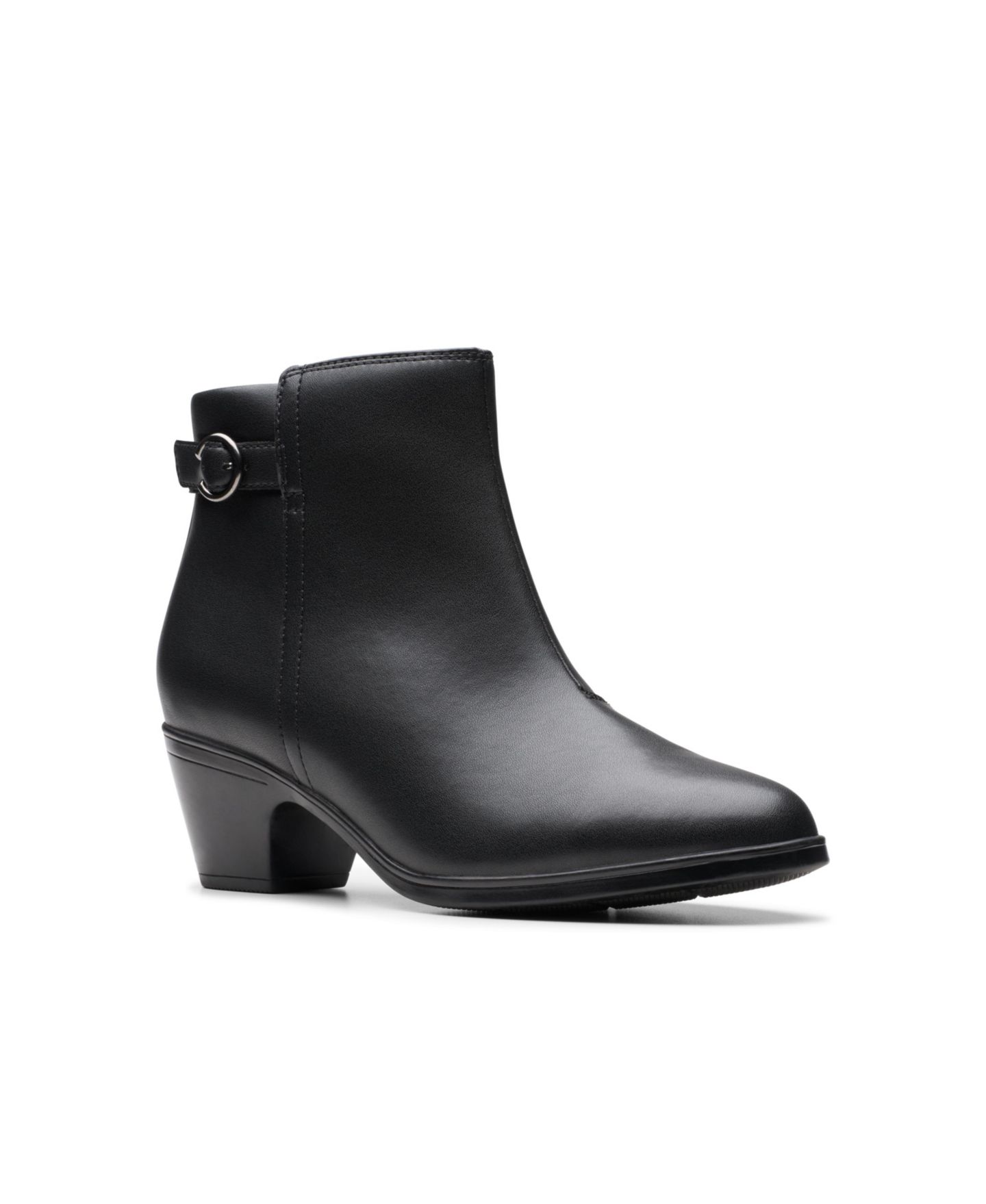 Женские ботинки Clarks Collection Emily 2 Belle, цвет: Чёрный кожаный — фото 1