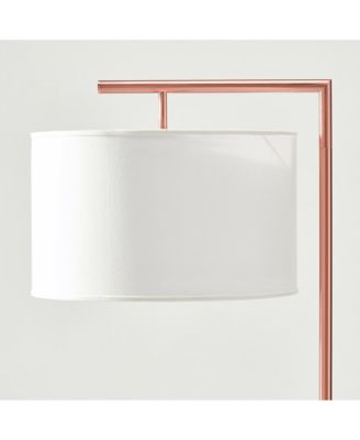 Montage Modern 60" LED Arc Floor Lamp with Fabric Drum Shade