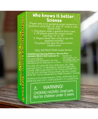 Who Knows Me Better? - Teens & Family Card Trivia Game | Fun Learning & Educational Questions for Teens & Families