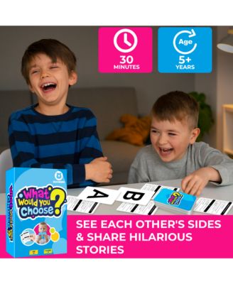 What Would You Choose - Family Card Game for Kids Ages 6-8