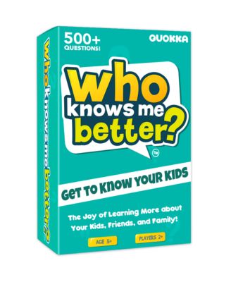 Who Knows Me Better? - Teens & Family Card Trivia Game | Fun Learning & Educational Questions for Teens & Families