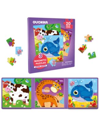 20/24/36 Pcs Travel Magnetic Puzzles for Toddlers 3-5
