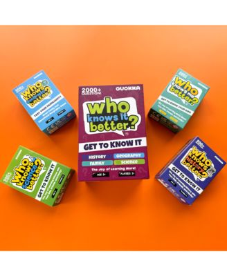 Who Knows Me Better? - Teens & Family Card Trivia Game | Fun Learning & Educational Questions for Teens & Families