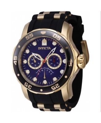 Invicta Men s 46965 Pro Diver Quartz Chronograph Blue Dial Watch Macy s