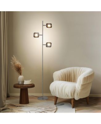 Tree 60" Modern LED Floor Lamp with Adjustable Heads