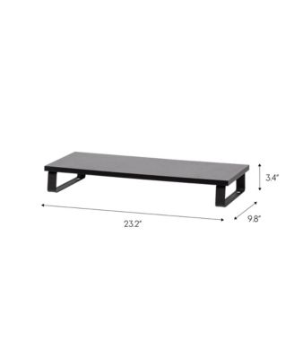 1 Tier Computer Monitor Stand, Black