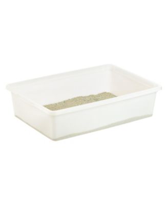 USA Large Open Top Cat Litter Tray, Sturdy Comfortable Easy to Clean