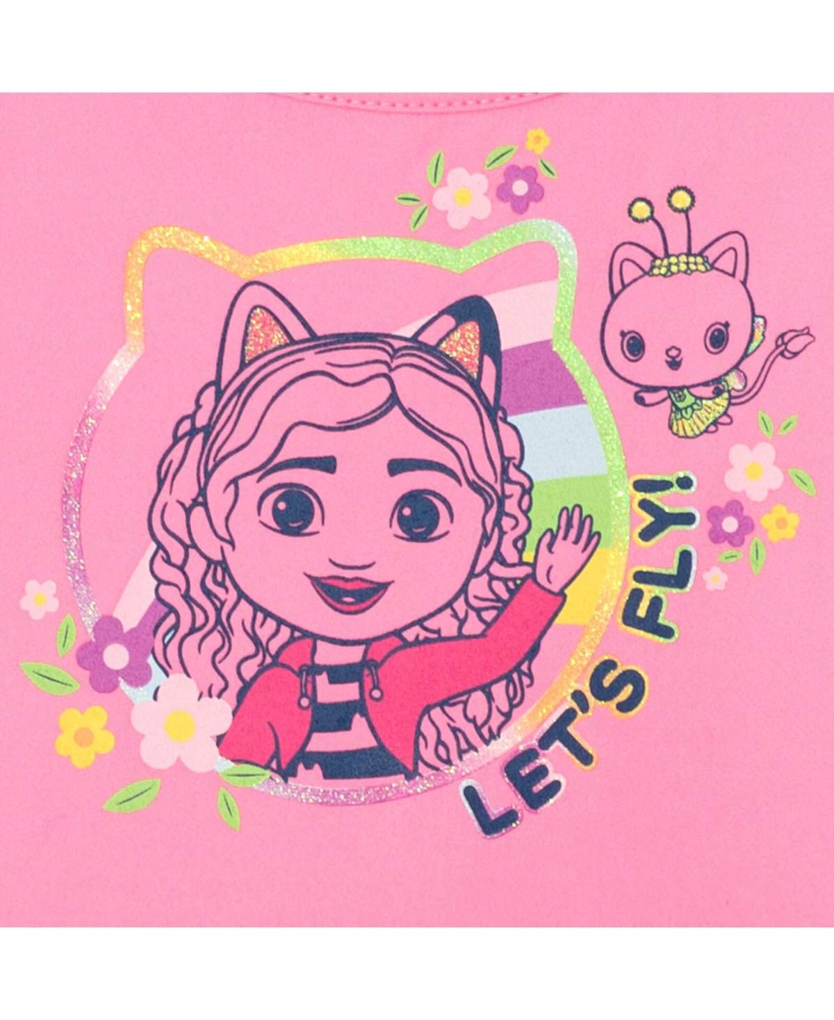 Dreamworks Gabby's Dollhouse Girls Pandy Paws Kitty Fairy 2 Pack Dresses to -/ pink