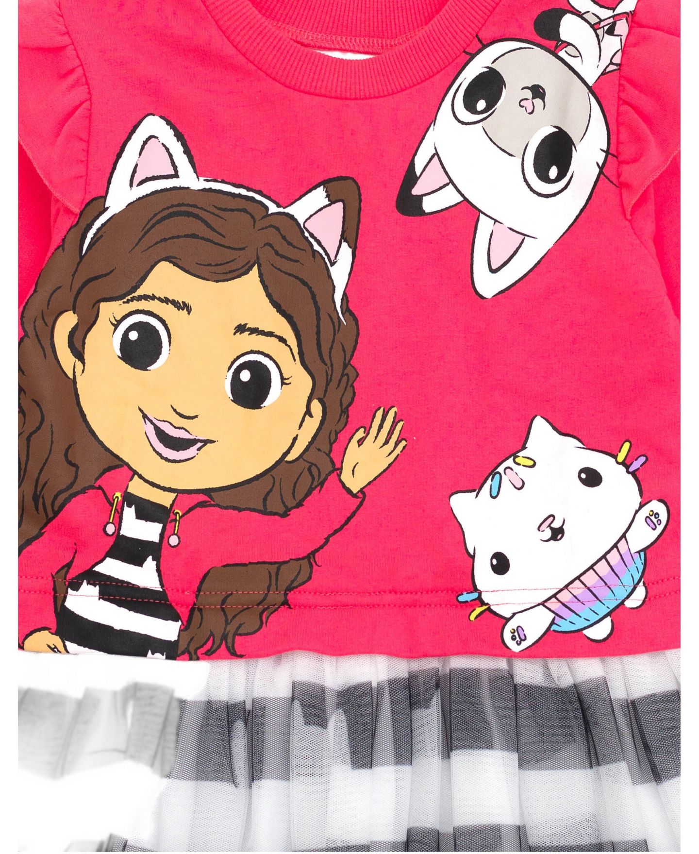 Платье Gabby's Dollhouse Tutu Dress для девочек-малышей, цвет: Розовый — фото 4