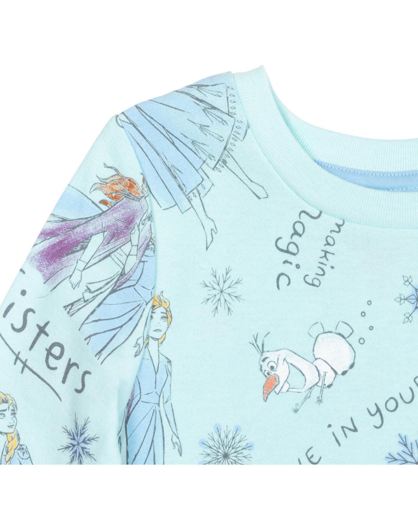 Свитшот Frozen Moana Minnie Mouse Princess Nightmare Before Christmas Toy Story Lion King Mickey Lilo & Stitch Sweatshirt для девочек-малышей — фото 5