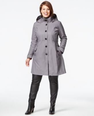 DKNY Plus Size A-Line Trench Coat - Coats - Women - Macy's