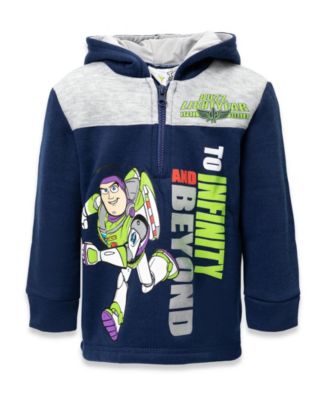 Toddler Boys Fleece Half Zip Hoodie to (12 Months - 18-20)