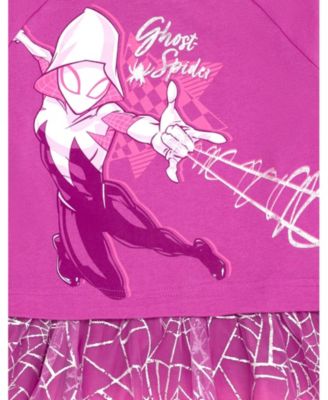 Girls Spider-Gwen Ghost Spider French Terry Dress to