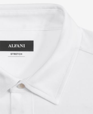 Men's Classic-Fit Heathered Jersey-Knit Button-Down Shirt, Created for Macy's 