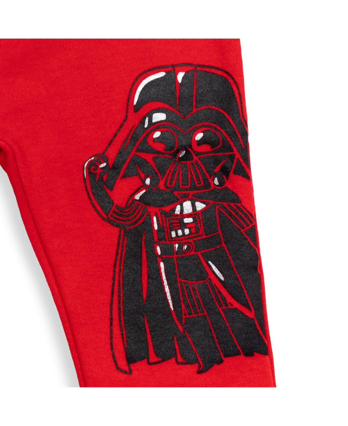 Starwars Baby Boys Star Wars BabyStormtrooper C-3PO Chewbacca R2-D2 Baby Yoda 2 Pack Jogger Pants Newborn to - Darth vader, red / gray