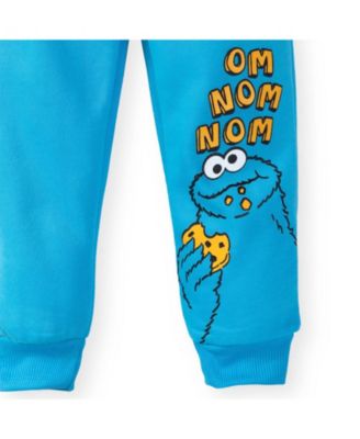 Baby Boys Baby Elmo Cookie Monster Oscar the Grouch Fleece 3 Pack Pants 