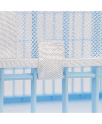 Mesh Security Roof, White (For 24-inch Exercise 4-Panel Pet Playpen)