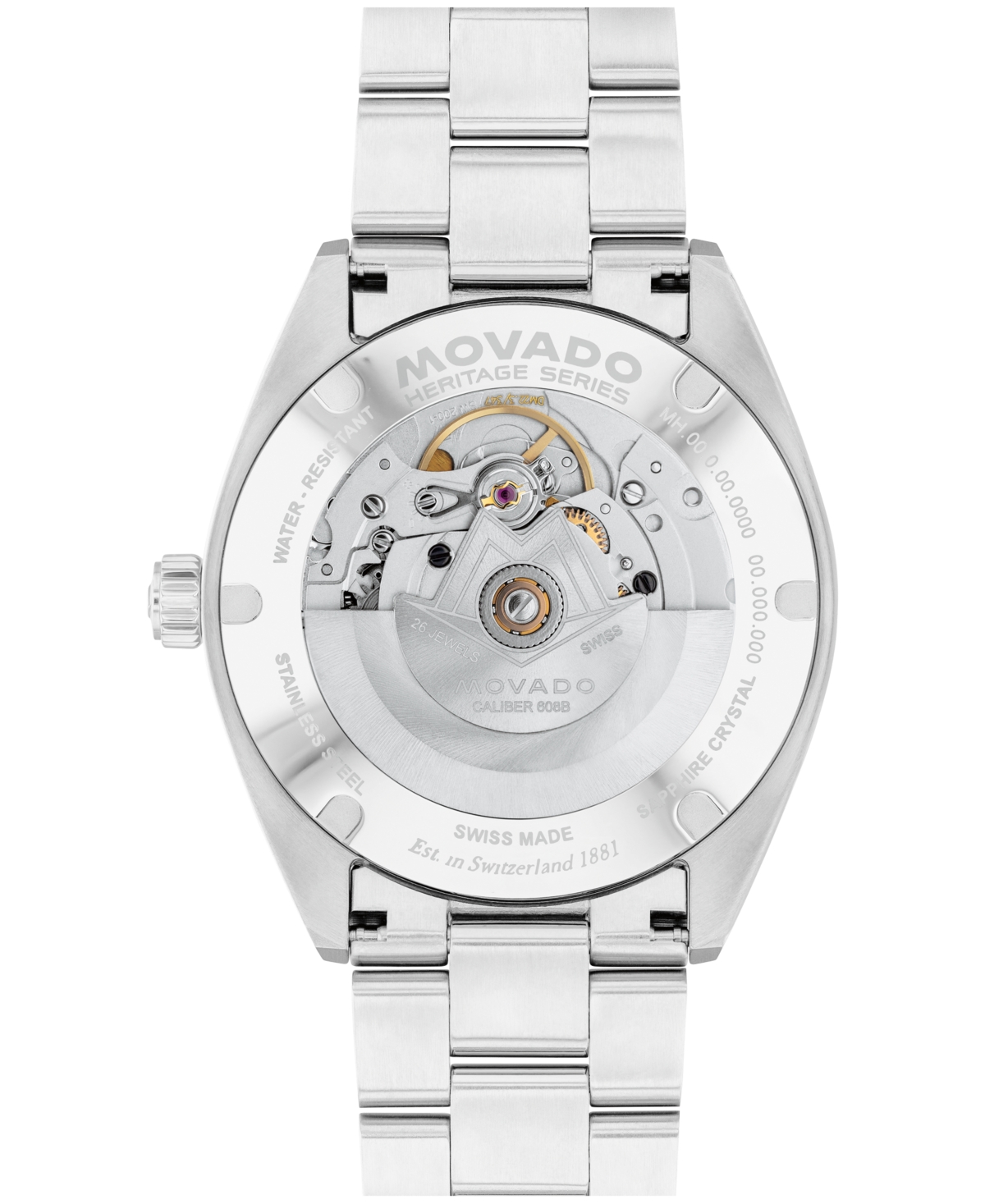 Movado Men's Datron Swiss Automatic Stainless Steel Watch 40mm In Silver-tone