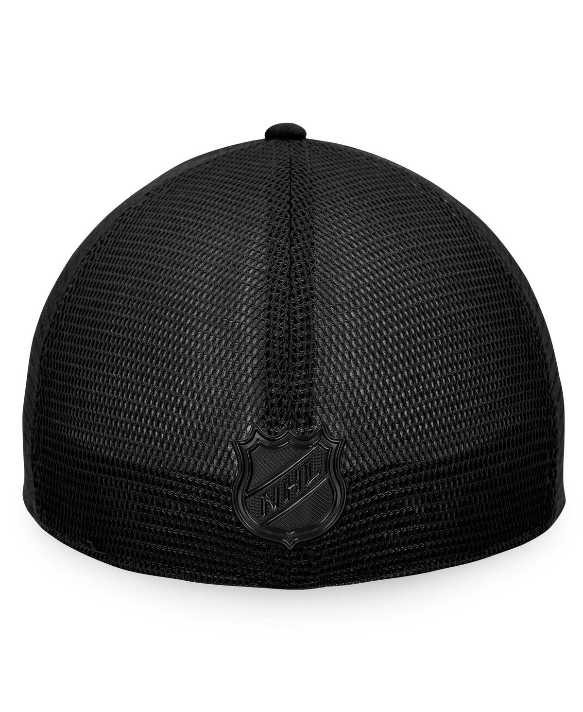 Fanatics Men'sSan Jose Sharks Authentic Pro Road Flex Hat - Black