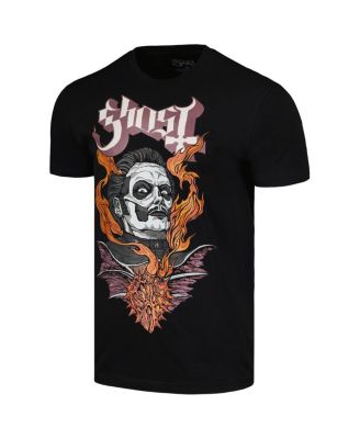 Men's Black Ghost Heart Hypnosis T-Shirt