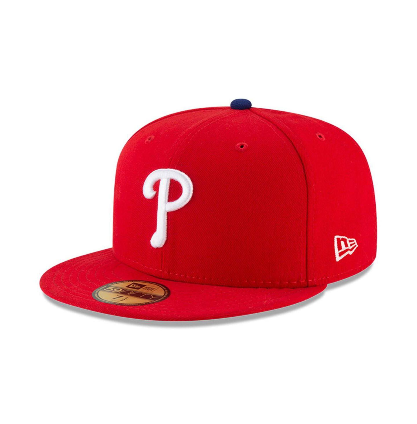 Мужская кепка New Era Red Philadelphia Phillies National Baseball Hall of Fame 59FIFTY Fitted Hat — фото 3