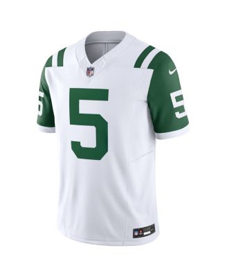 Men's Garrett Wilson White New York Jets Classic Alternate Vapor F.U.S.E. Limited Jersey