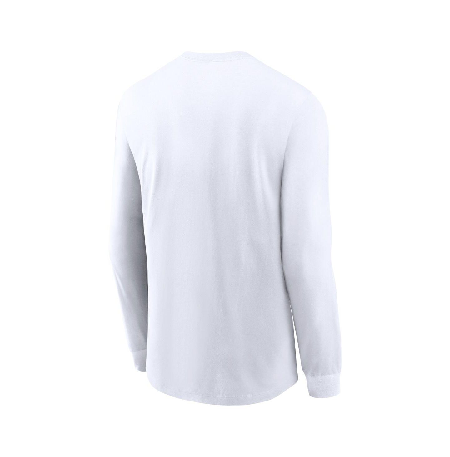 Мужская футболка Nike White Oklahoma Sooners Legacy Primary Logo Long Sleeve — фото 2