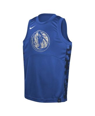 Big Boys and Girls Blue Dallas Mavericks Courtside Starting Five Team Jersey