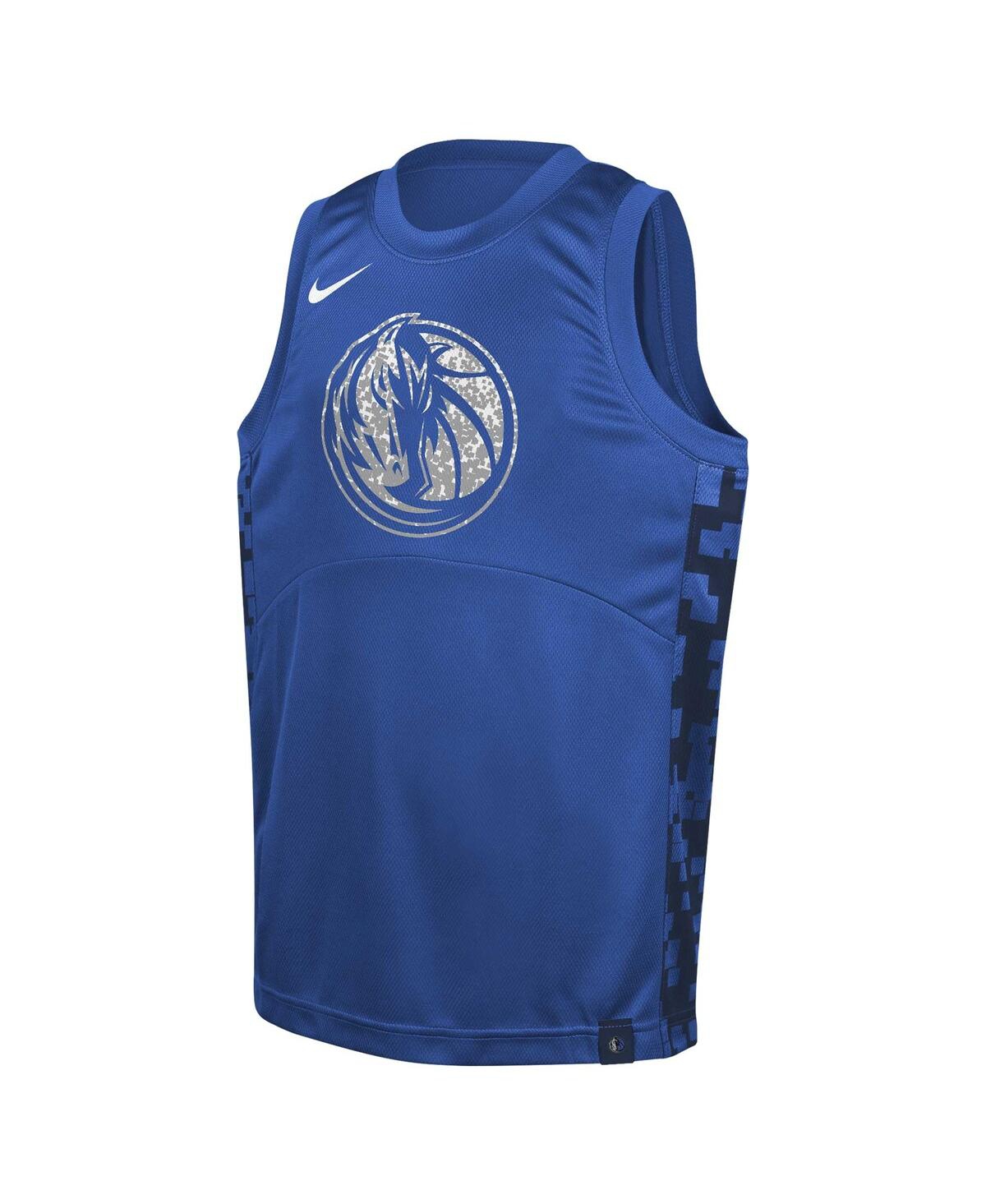 Nike Big Boys and GirlsDallas Mavericks Courtside Starting Five Team Jersey - Blue
